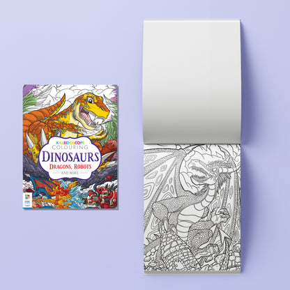 Kaleidoscope Colouring Kit Dinosaurs, Dragons, Robots & More
