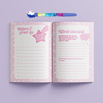 Secret Glitter Stationery Kit