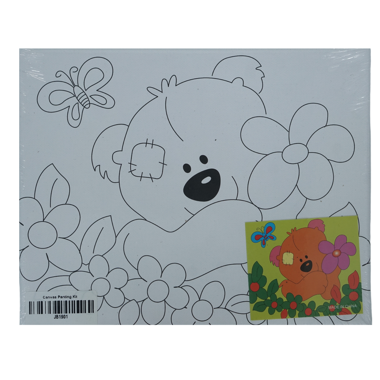 DIY Painting Printed Drawing Canvas Board for Kids