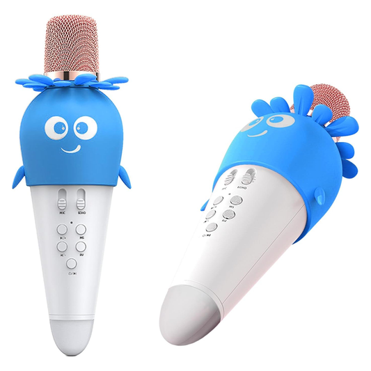 Wireless Bluetooth Microphone Handheld with LED Lights