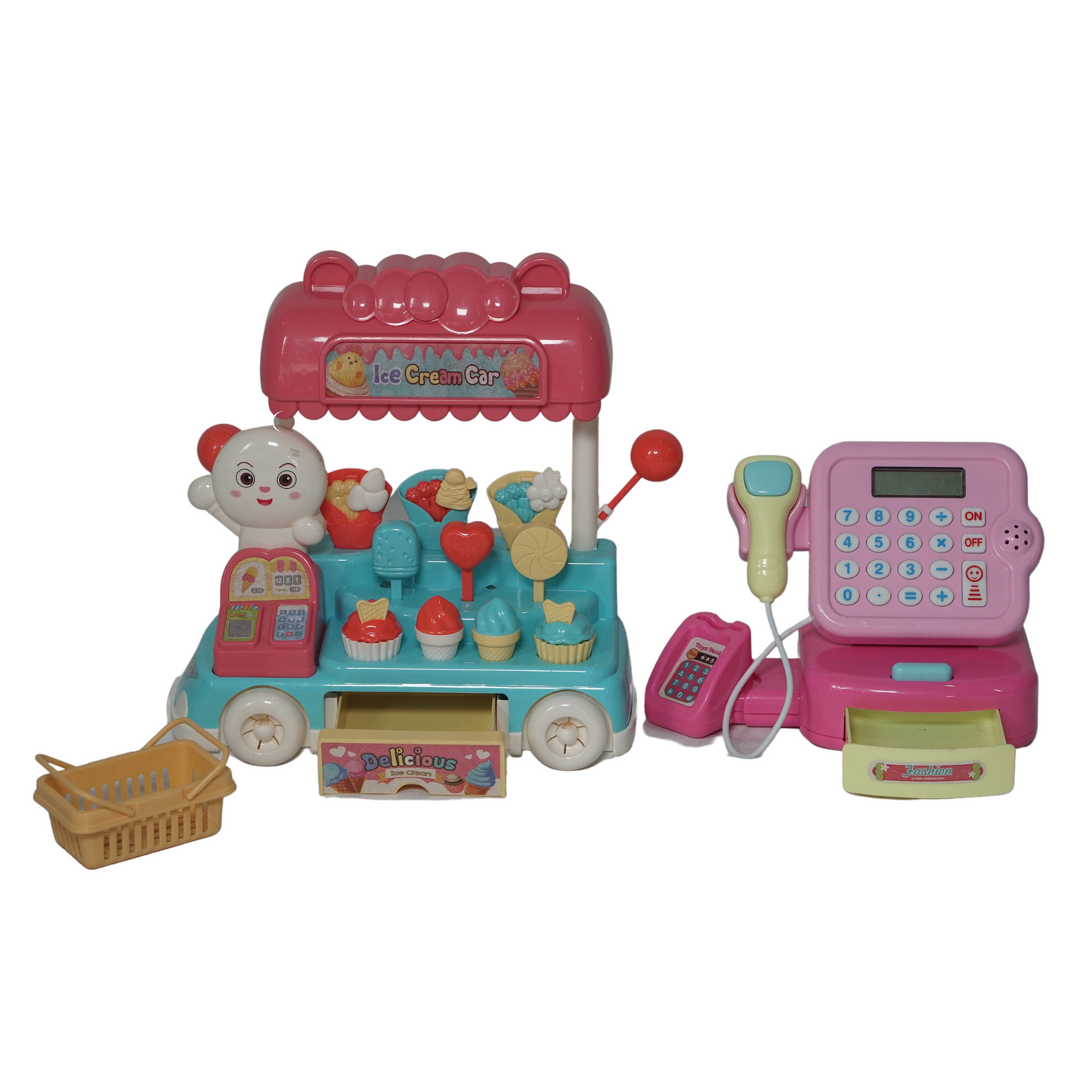 Ice Cream Car Playset for Kids