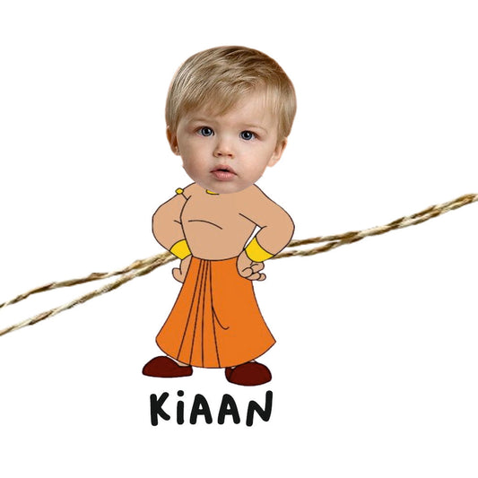 Babble Wrap Personalised Caricature Rakhi - Chota Bheem