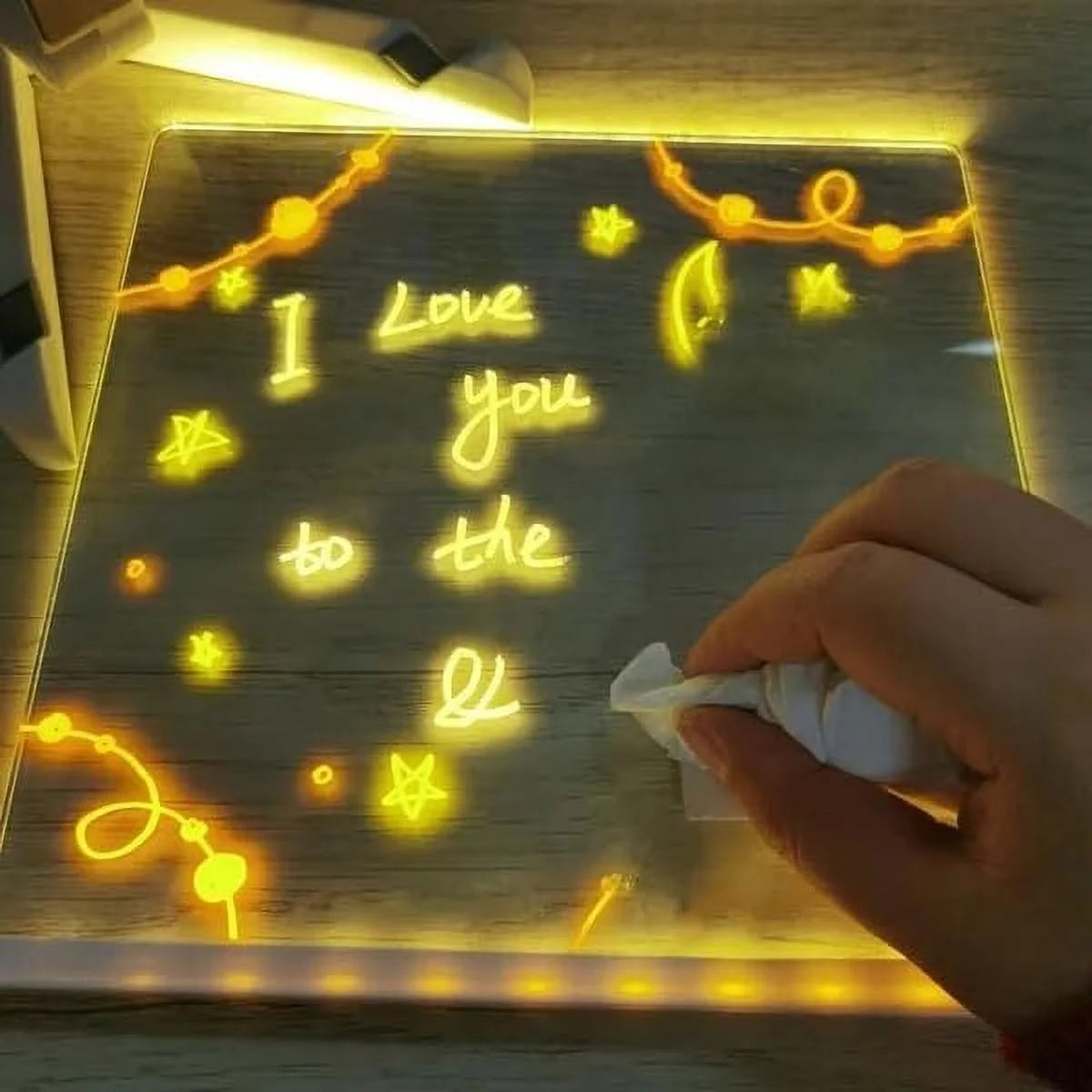 LED Glow Board for Kids – Light-Up, Reusable & Fun!