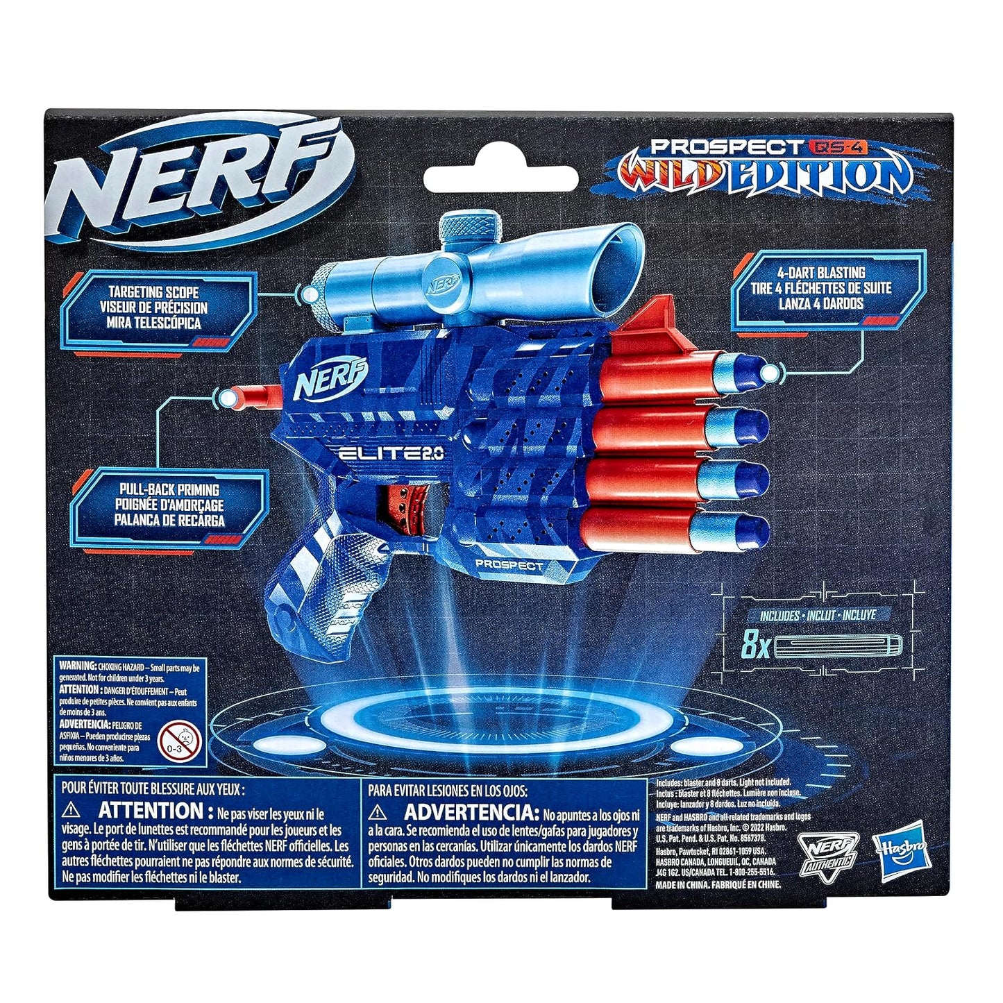 Nerf Elite 2.0 Prospect Qs-4 Blaster