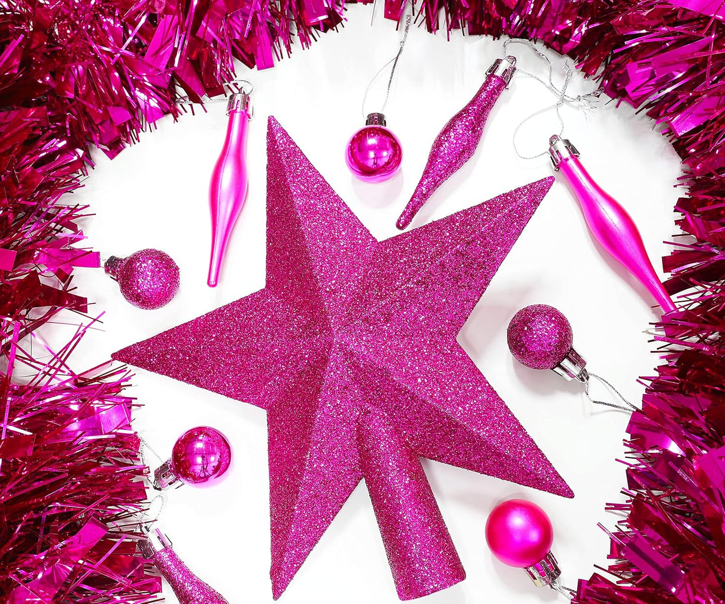 Dazzle Pink Tree Topper