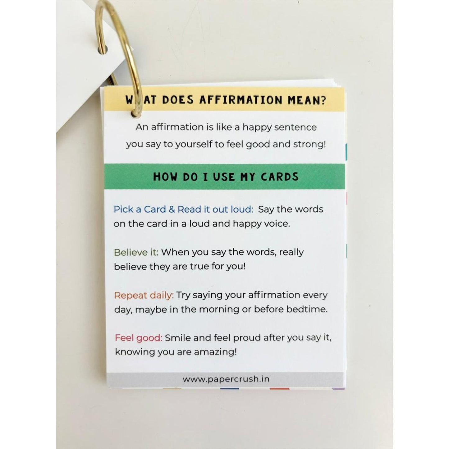 Kids Affirmation Card