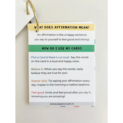 Kids Affirmation Card