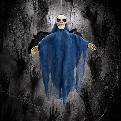 Animated Midnight Raven - Blue Winged