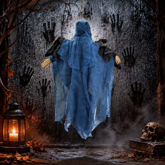 Animated Midnight Raven - Blue Winged