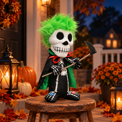 Animated Skeleton Rockstar - Grim Shredder