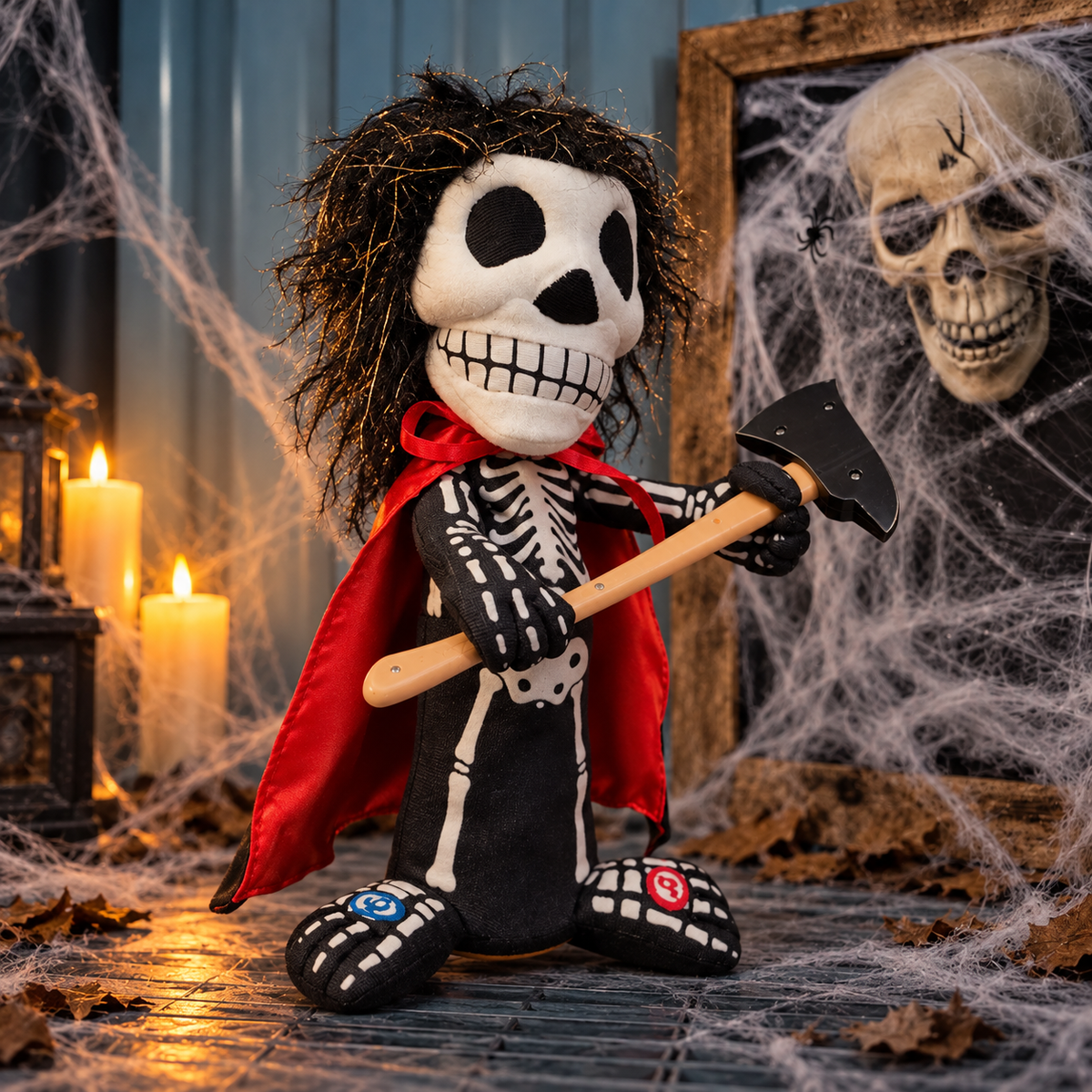Animated Skeleton Rockstar – Axel Bones