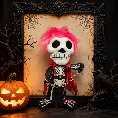 Animated Skeleton Rockstar – Chainsaw Punk