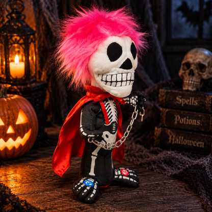 Animated Skeleton Rockstar – Chainsaw Punk