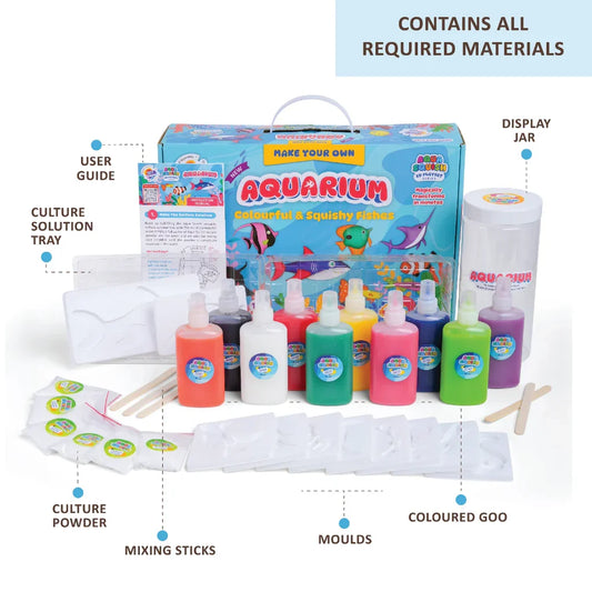 Aquarium Colourful & Squishy Fishes Kit