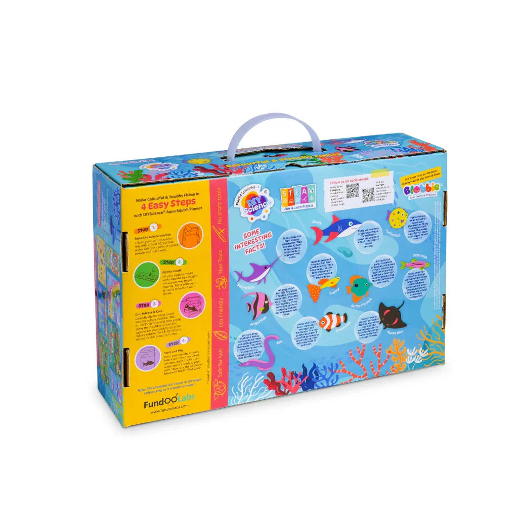 Aquarium Colourful & Squishy Fishes Kit