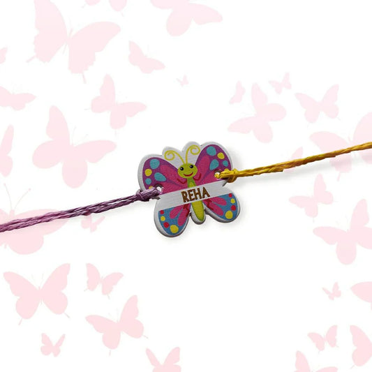 Babble Wrap Butterfly Craft Rakhi