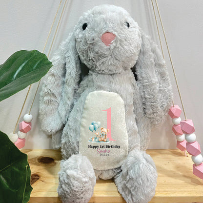 Babble Wrap Bella The Bunny - Birthday Bear