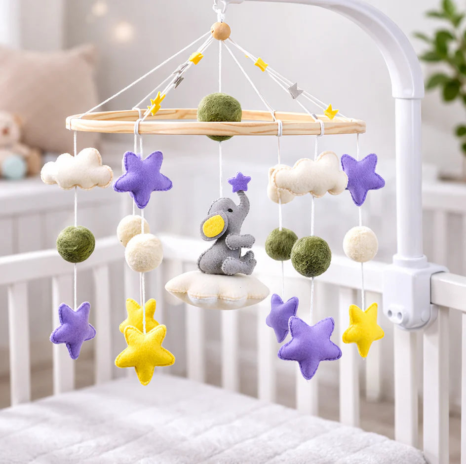 Cot / Crib Mobile - Stargazer Elephant