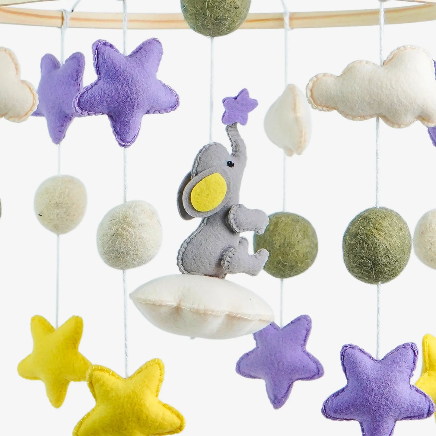 Cot / Crib Mobile - Stargazer Elephant