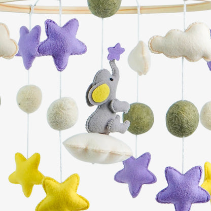 Cot / Crib Mobile - Stargazer Elephant