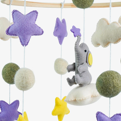Cot / Crib Mobile - Stargazer Elephant