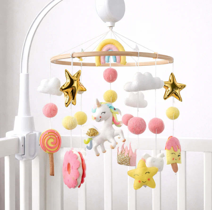 Cot / Crib Mobile - Magical Unicorn