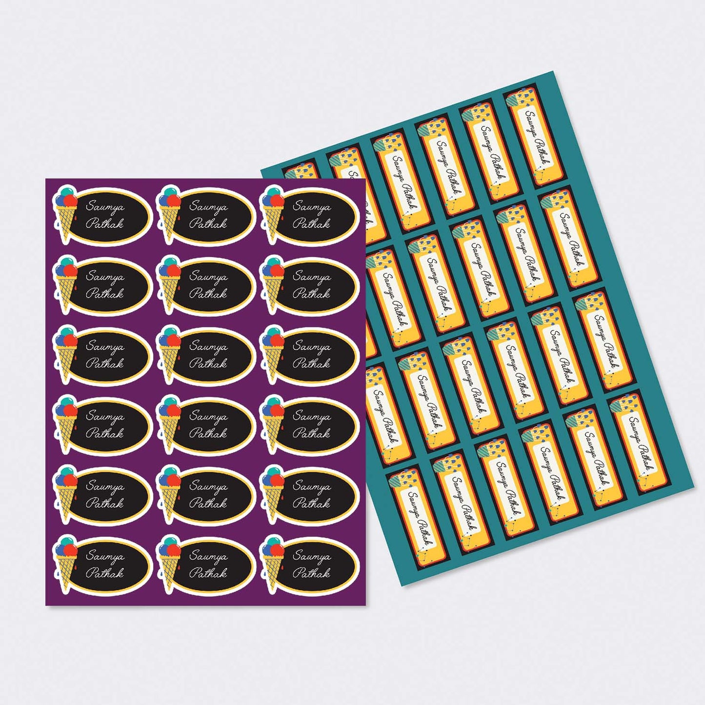 Sticker Sheet - Set of 2 A4