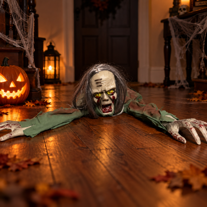 Blood-Eyed Crawling Zombie