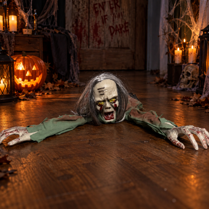 Blood-Eyed Crawling Zombie