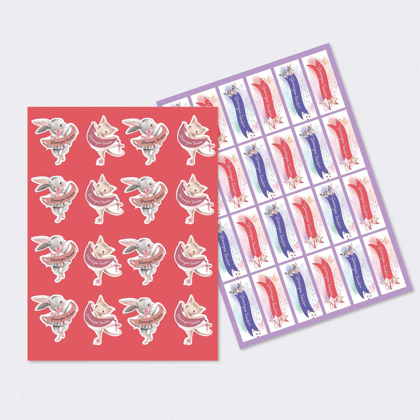 Sticker Sheet - Set of 2 A4