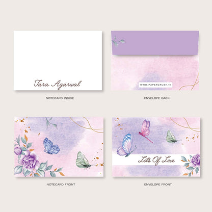Folded-Notecards + Envelopes - Set of 25