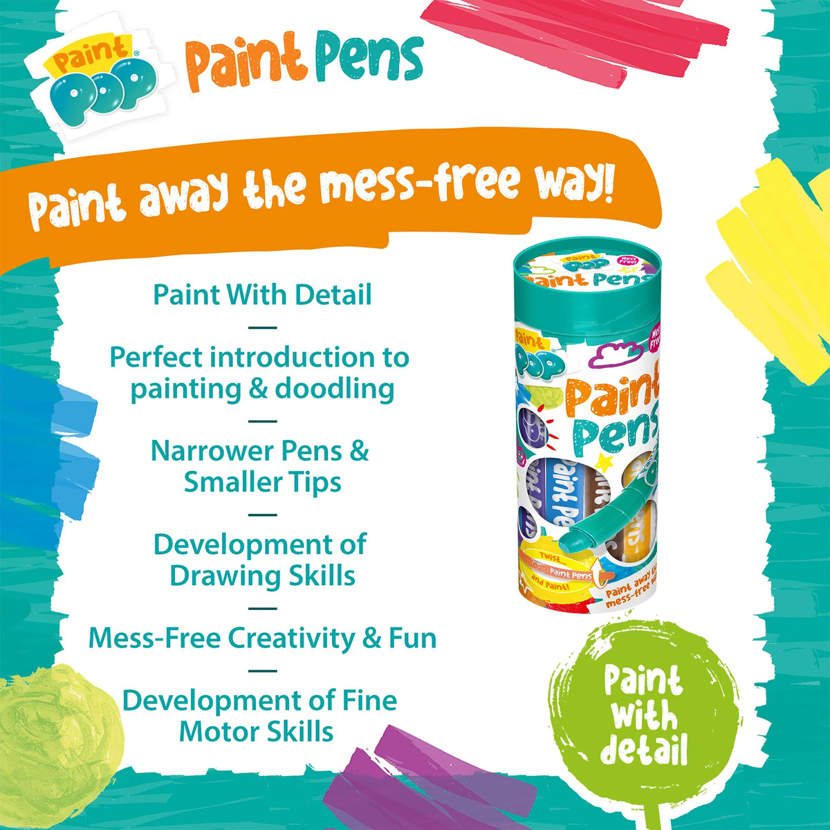 Paint Rpon Paint Pop 12 Pack Quick Dry Paint Pens – Jr.Billionaire