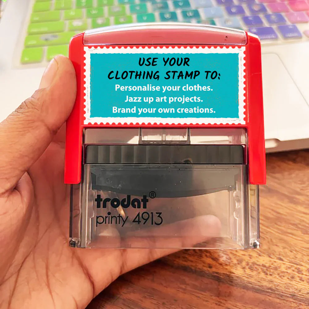 Customized Clothing Name Stamps for Kids