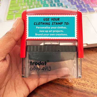 Customized Clothing Name Stamps for Kids