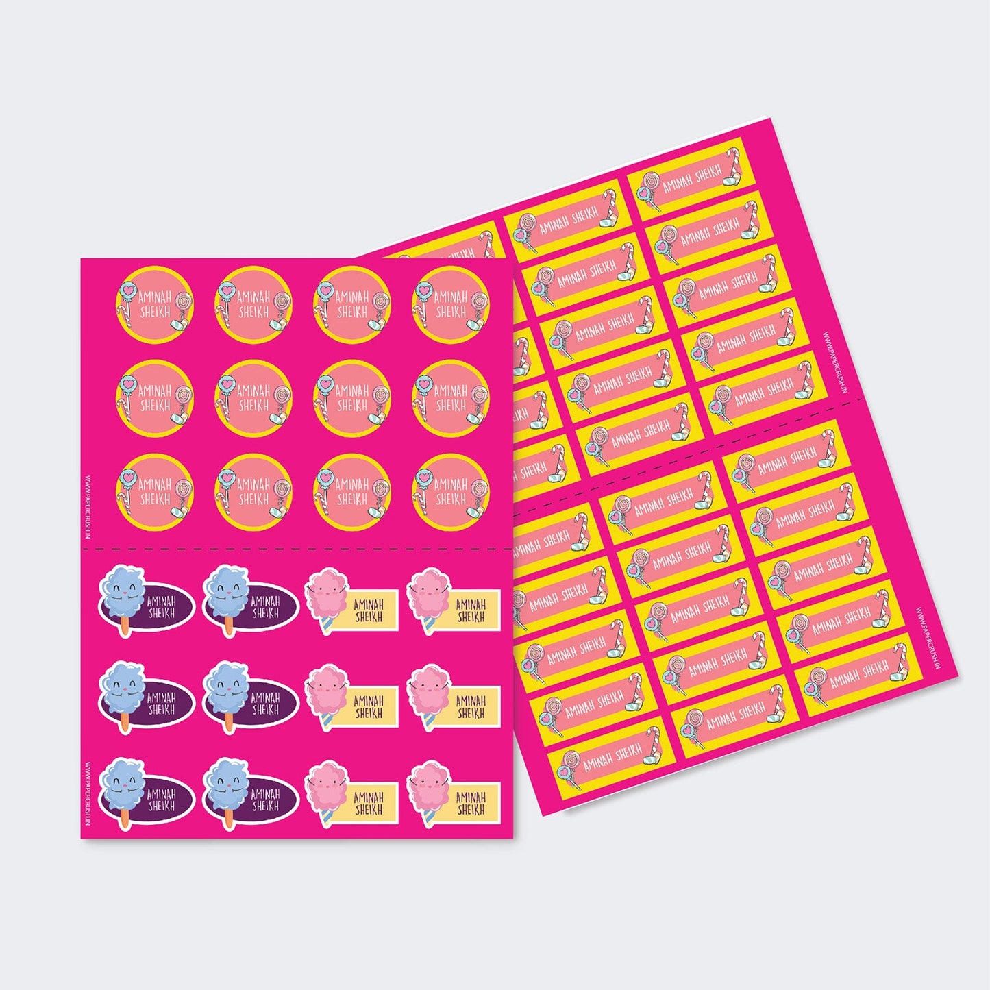 Sticker Sheet - Set of 2 A4