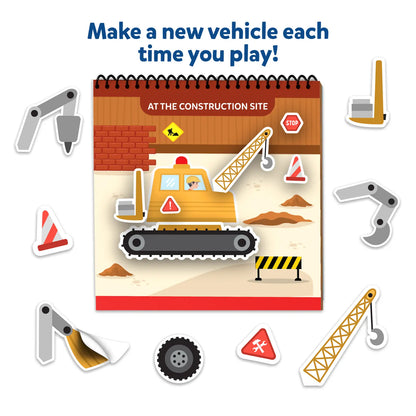 Peelies: Cars, Trucks & More! | Reusable Sticker Activity Book