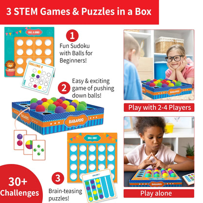 Ballaroo 3-in-1 Logic Games & Puzzles