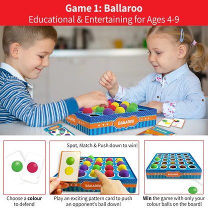 Ballaroo 3-in-1 Logic Games & Puzzles
