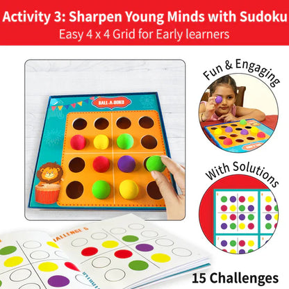 Ballaroo 3-in-1 Logic Games & Puzzles