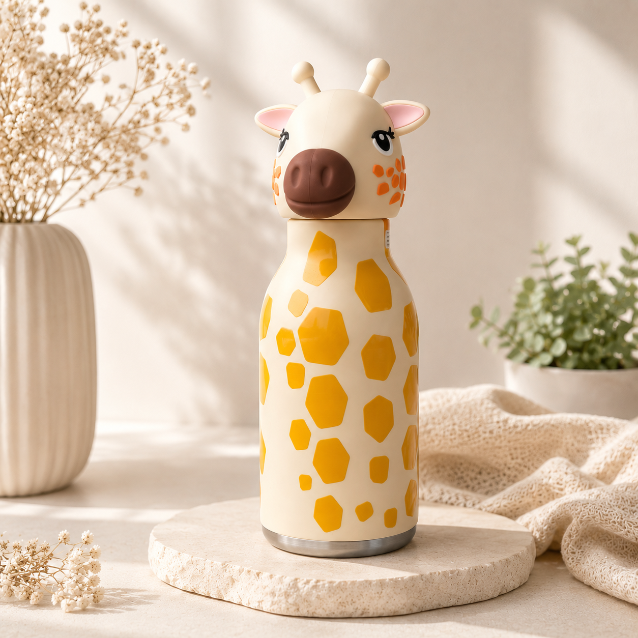 Cute Animal Character Water Bottle for Kids | Fun, Stylish & Everyday Hydration Buddy