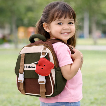 Classic Preschool Backpack with Apple Charm