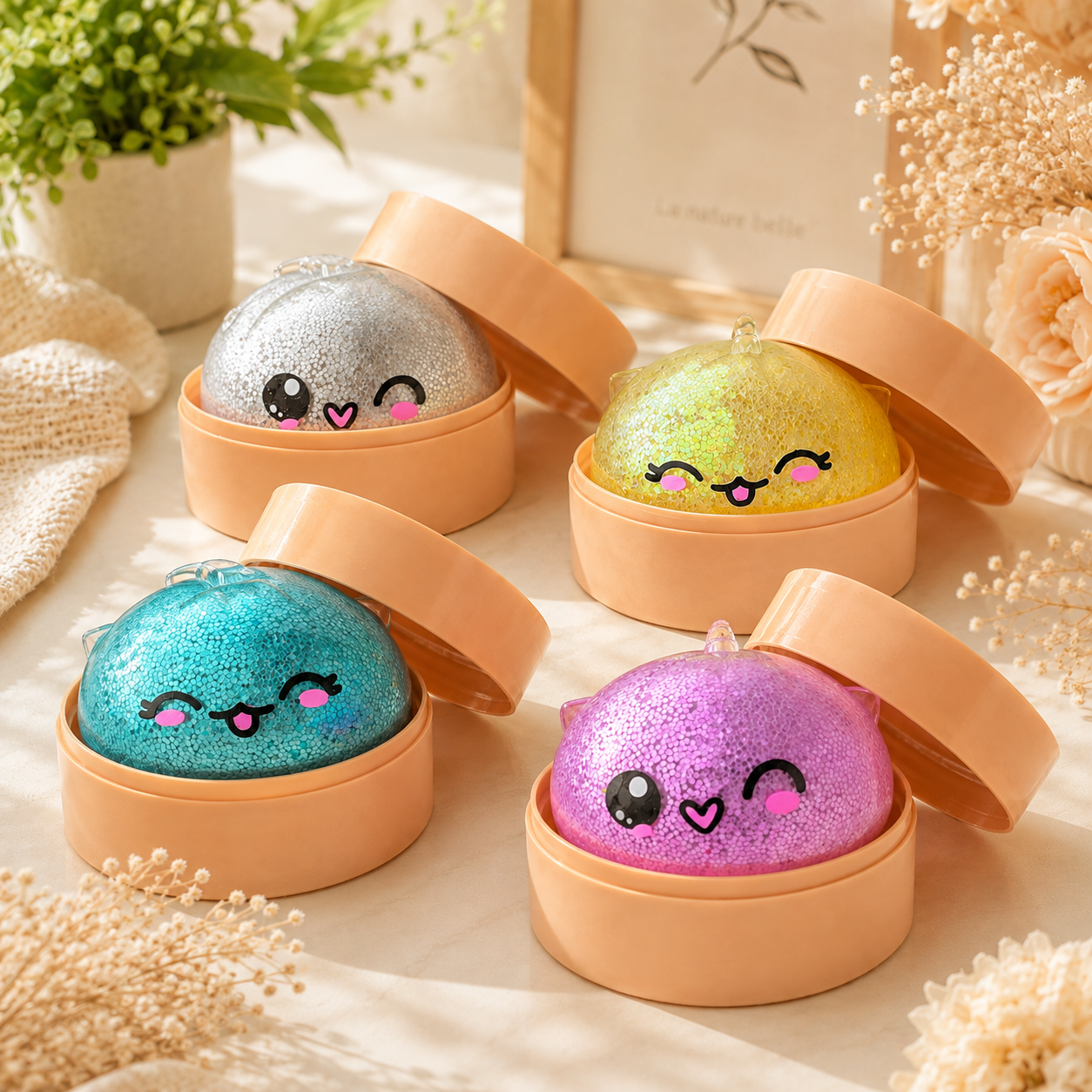Cute Surprise Unicorn Dumpling Squishy Toy