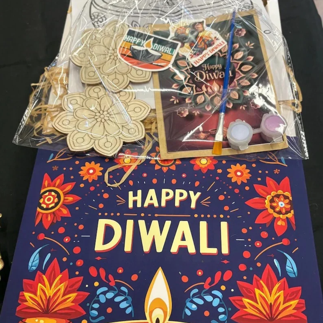 DIY Diwali Kids Activity Box | Mandala Painting Craft Kit | Festival Hamper | Gift Set
