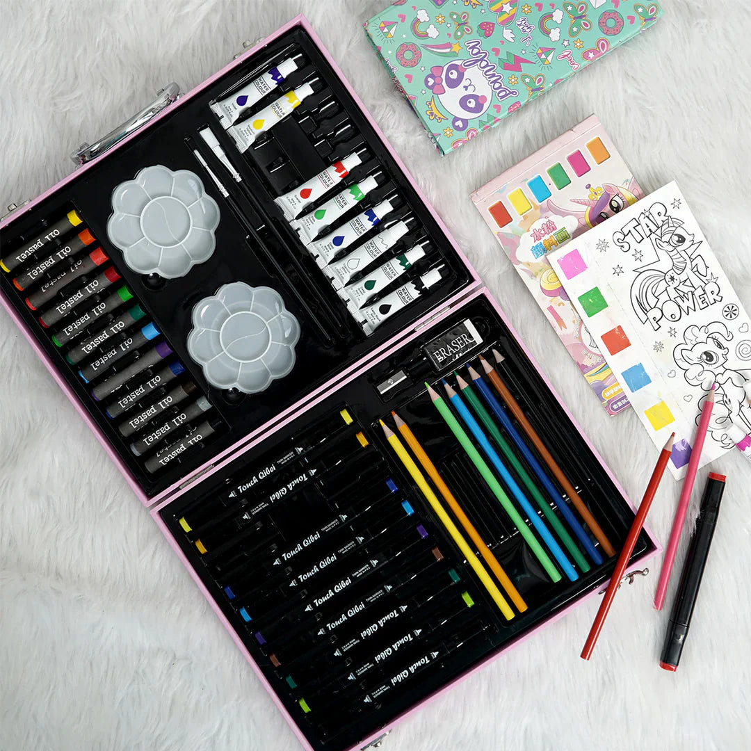 Unicorn Design Kids Art Drawing Set of 48 Pcs