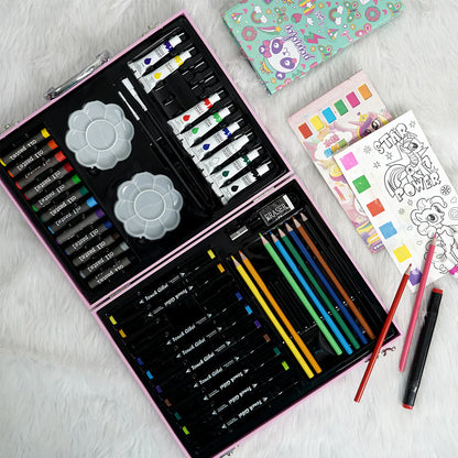 Unicorn Design Kids Art Drawing Set of 48 Pcs