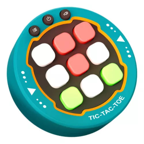 Mini Tic Tac Toe Electronic Game | Pocket-Sized Retro Arcade | Brain-Boosting Fun for Kids & Adults 🎮