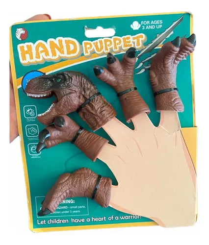 Dinosaur Hand Puppet Set