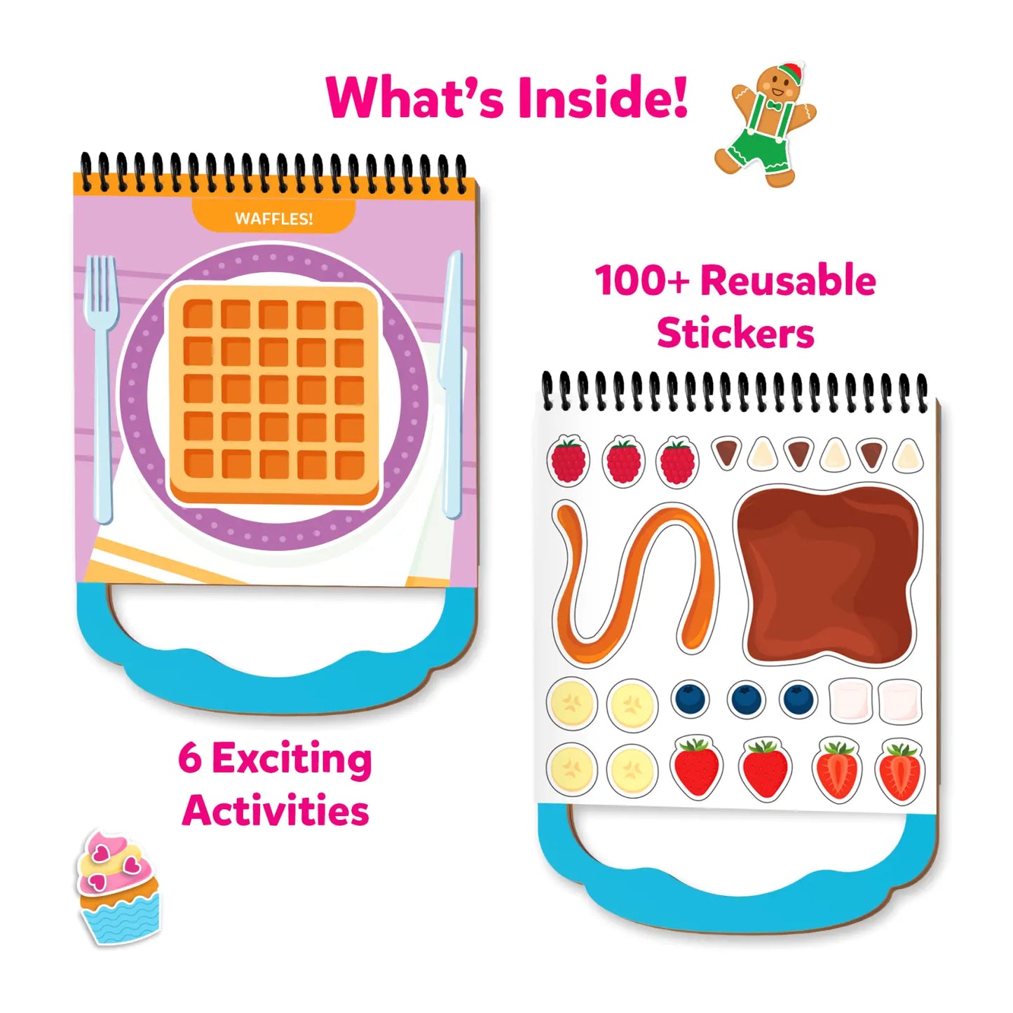 Peelies: Dessert Chef | Reusable Sticker Activity Book