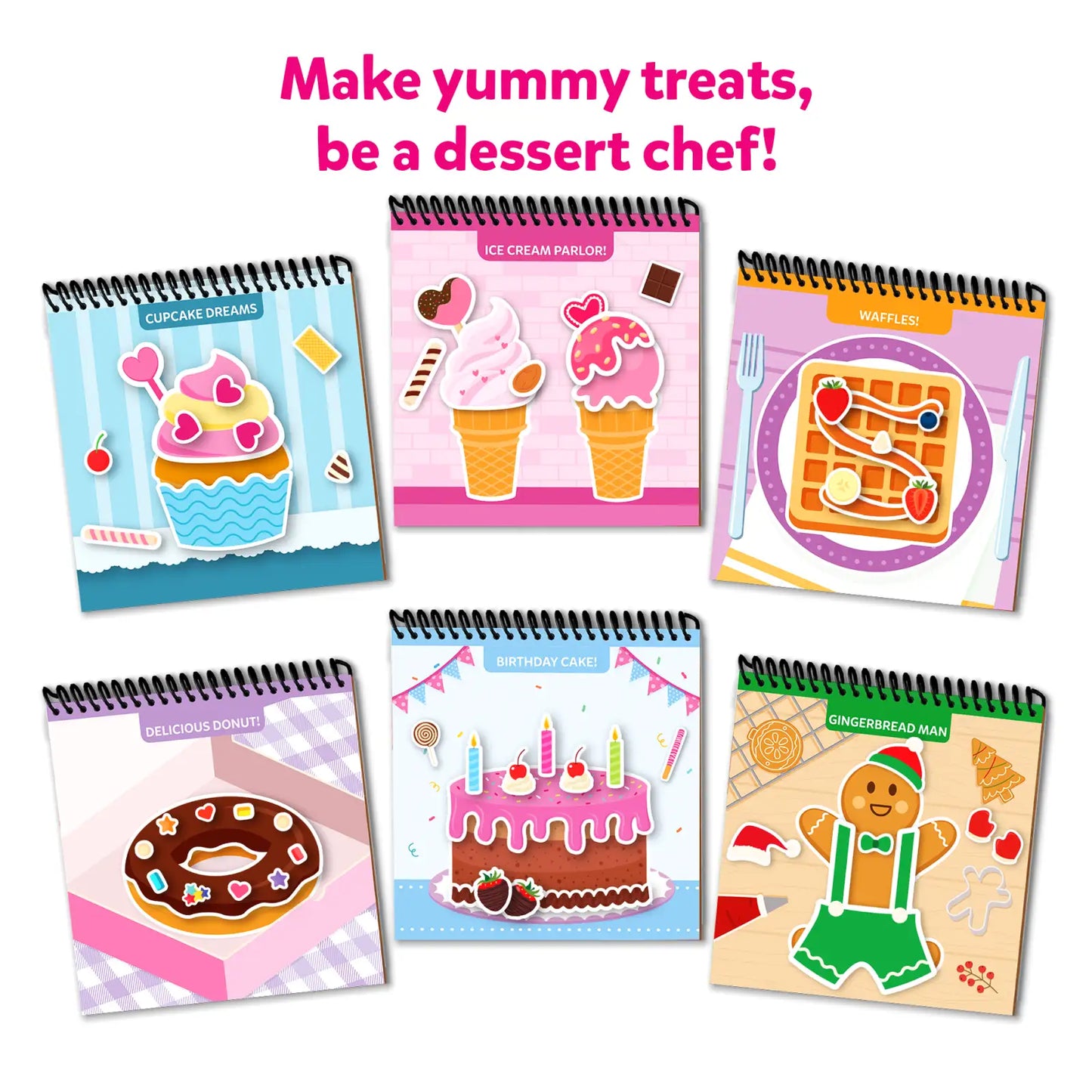 Peelies: Dessert Chef | Reusable Sticker Activity Book