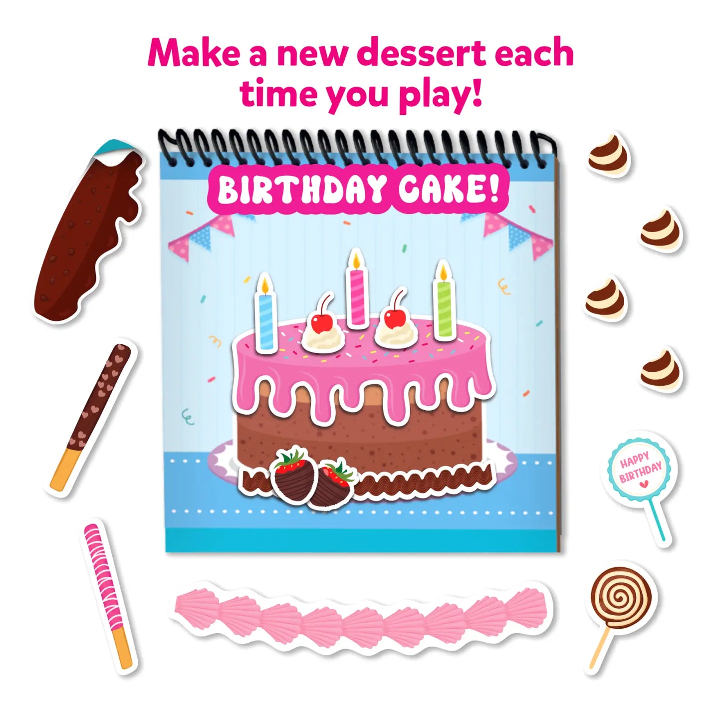 Peelies: Dessert Chef | Reusable Sticker Activity Book